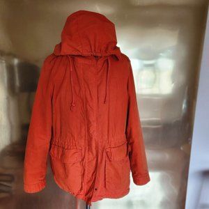 (Old Navy) Orange Hooded Parka